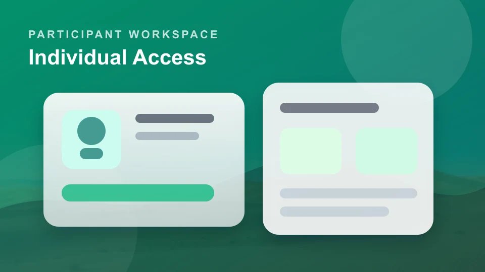 Illustrated preview of the COP17 individual access workspace.